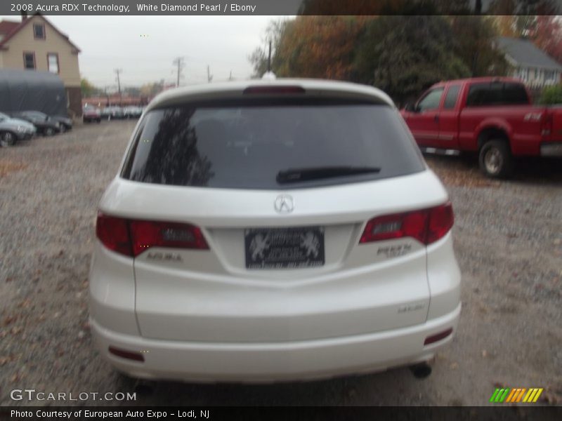 White Diamond Pearl / Ebony 2008 Acura RDX Technology