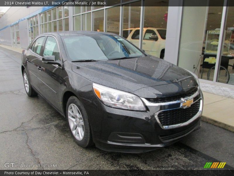 Black Granite Metallic / Jet Black 2014 Chevrolet Malibu LT