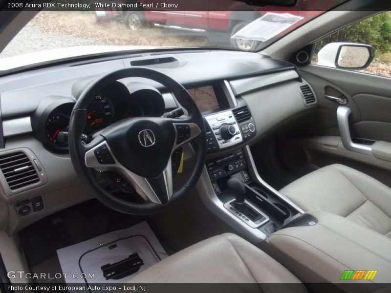 White Diamond Pearl / Ebony 2008 Acura RDX Technology