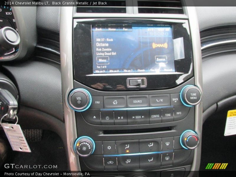 Black Granite Metallic / Jet Black 2014 Chevrolet Malibu LT