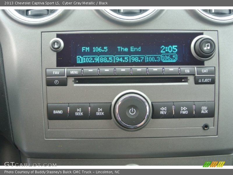 Cyber Gray Metallic / Black 2013 Chevrolet Captiva Sport LS