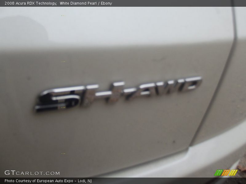 White Diamond Pearl / Ebony 2008 Acura RDX Technology