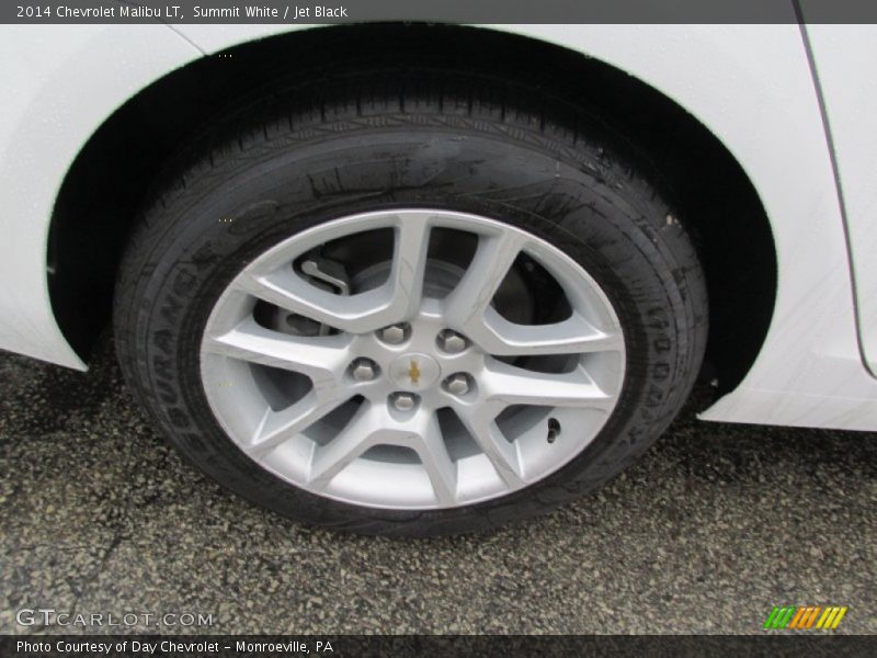 Summit White / Jet Black 2014 Chevrolet Malibu LT