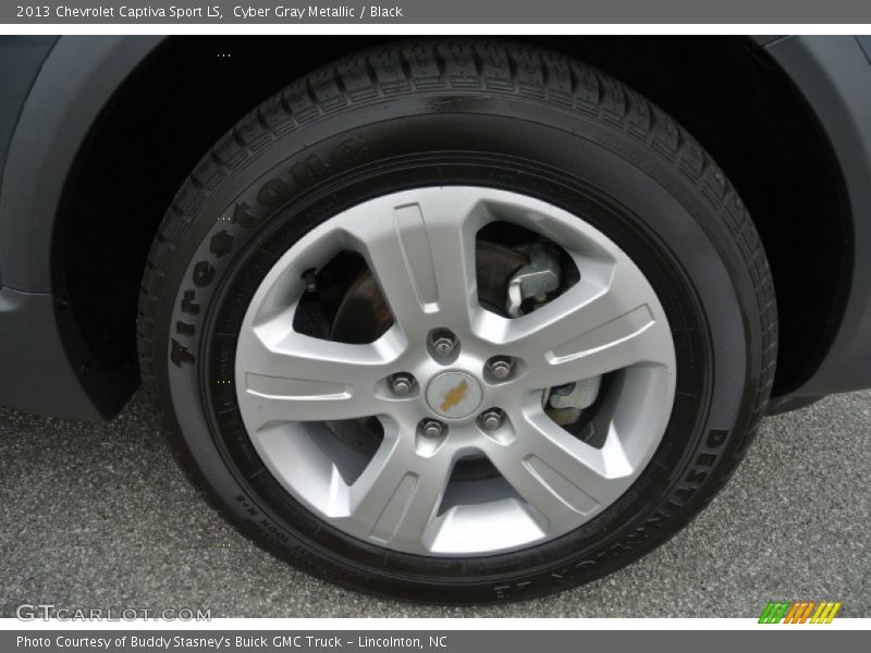 Cyber Gray Metallic / Black 2013 Chevrolet Captiva Sport LS