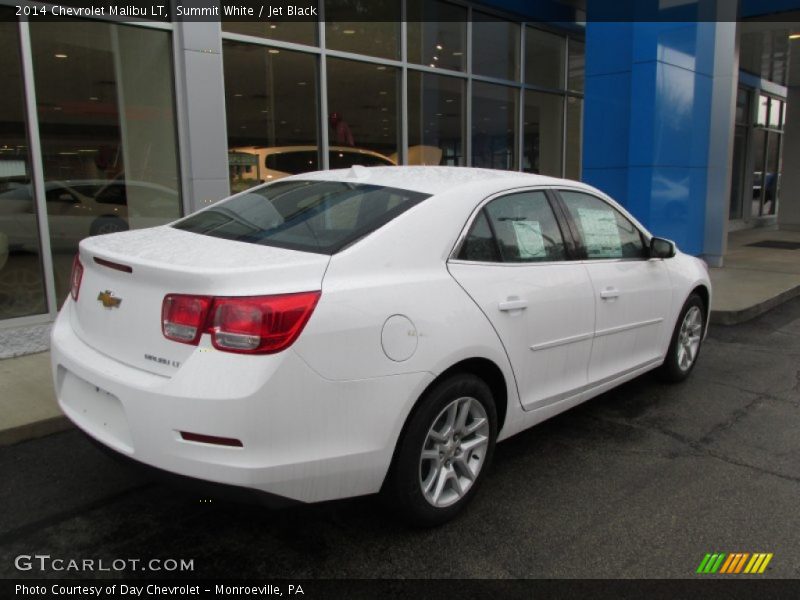 Summit White / Jet Black 2014 Chevrolet Malibu LT