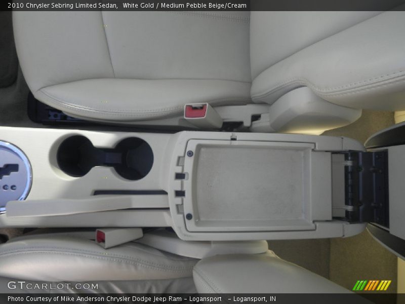 White Gold / Medium Pebble Beige/Cream 2010 Chrysler Sebring Limited Sedan