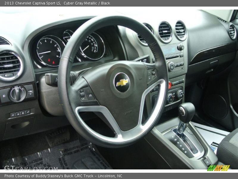 Cyber Gray Metallic / Black 2013 Chevrolet Captiva Sport LS