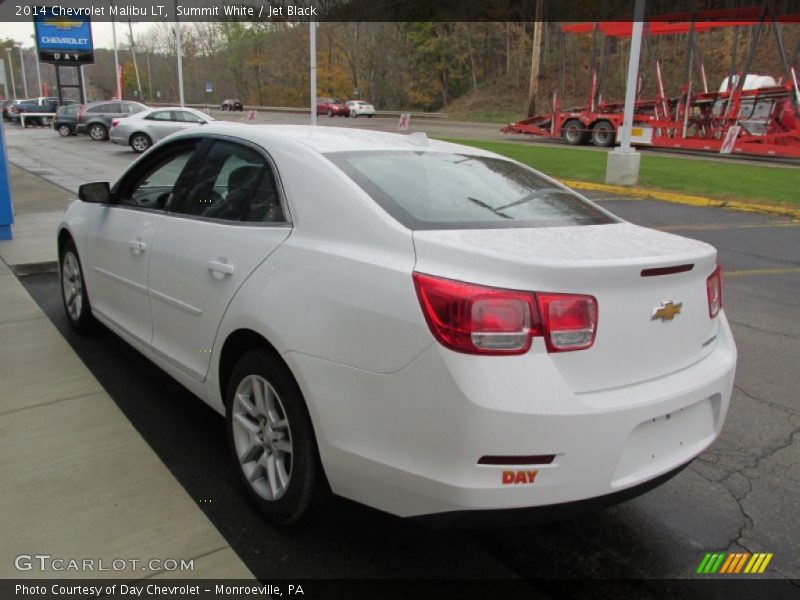 Summit White / Jet Black 2014 Chevrolet Malibu LT