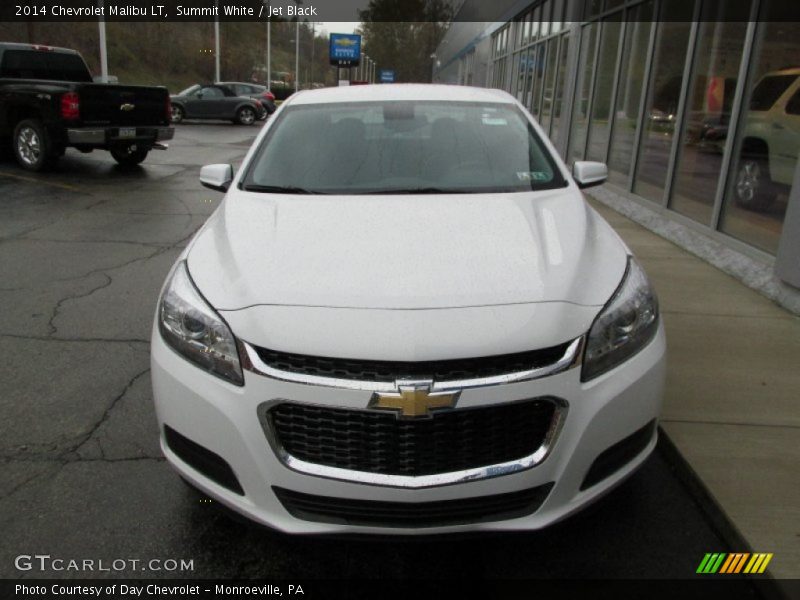 Summit White / Jet Black 2014 Chevrolet Malibu LT