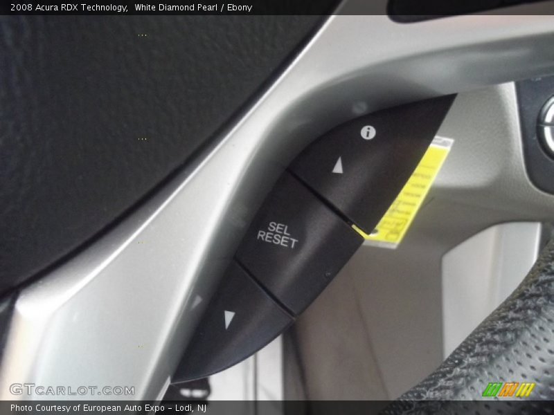 White Diamond Pearl / Ebony 2008 Acura RDX Technology