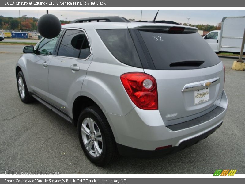 Silver Ice Metallic / Jet Black 2013 Chevrolet Equinox LT