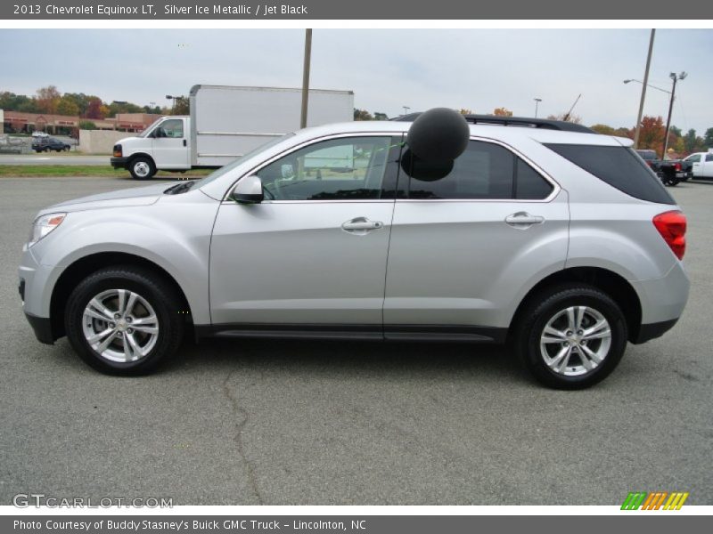 Silver Ice Metallic / Jet Black 2013 Chevrolet Equinox LT