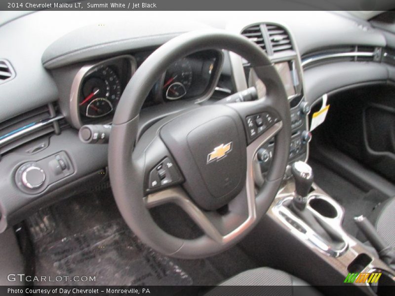 Summit White / Jet Black 2014 Chevrolet Malibu LT