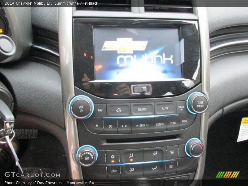 Summit White / Jet Black 2014 Chevrolet Malibu LT