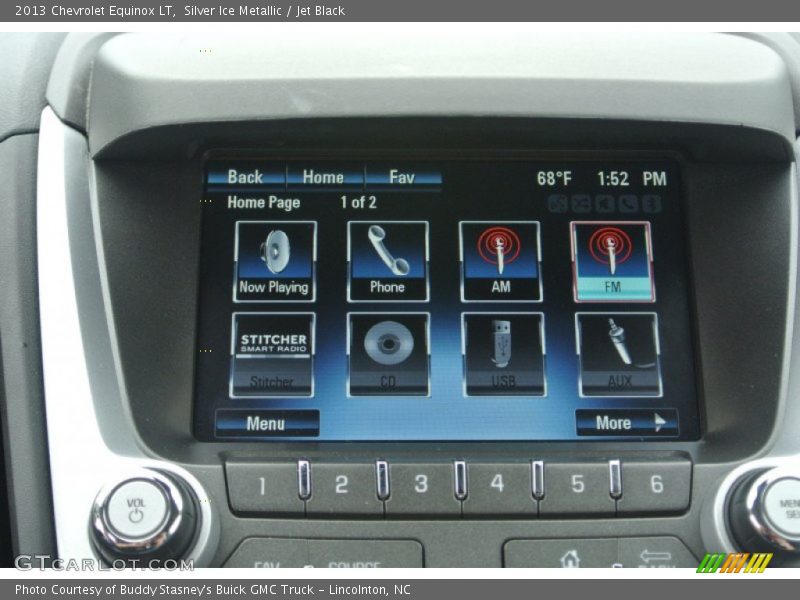 Silver Ice Metallic / Jet Black 2013 Chevrolet Equinox LT