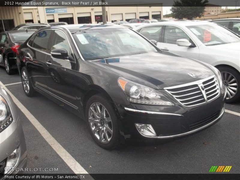 Black Noir Pearl / Jet Black 2012 Hyundai Equus Signature