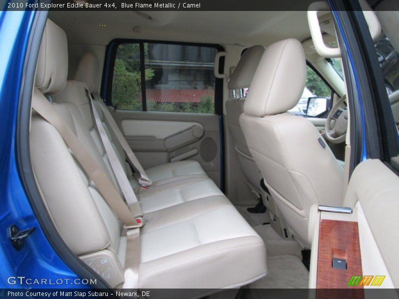 Blue Flame Metallic / Camel 2010 Ford Explorer Eddie Bauer 4x4