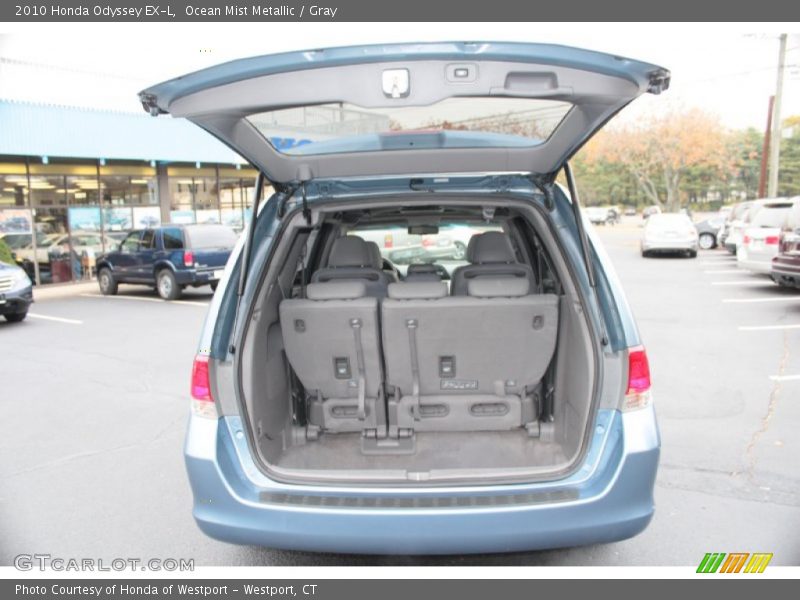 Ocean Mist Metallic / Gray 2010 Honda Odyssey EX-L