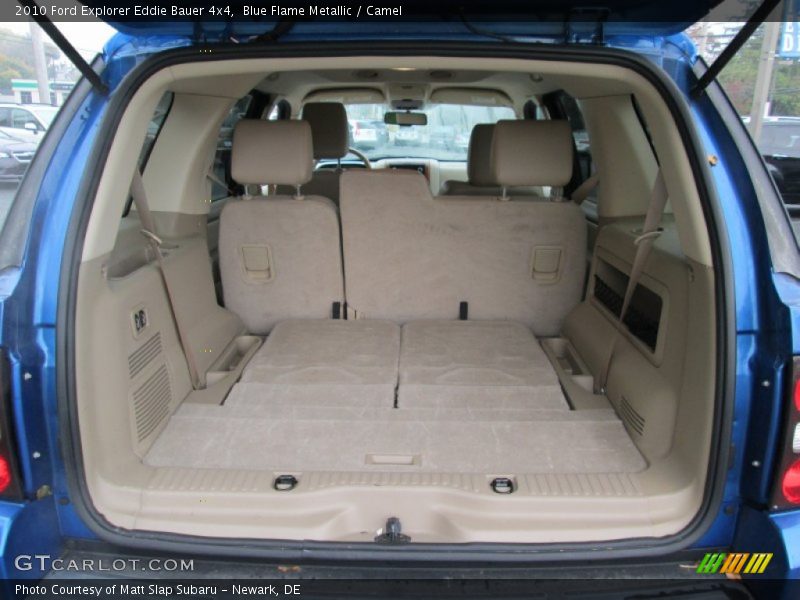 Blue Flame Metallic / Camel 2010 Ford Explorer Eddie Bauer 4x4
