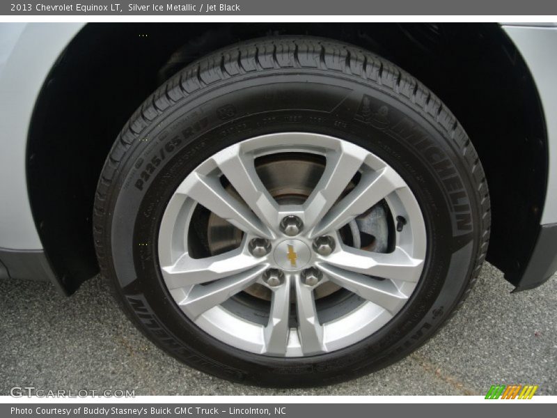 Silver Ice Metallic / Jet Black 2013 Chevrolet Equinox LT