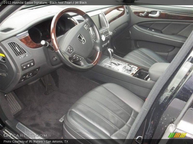 Black Noir Pearl / Jet Black 2012 Hyundai Equus Signature