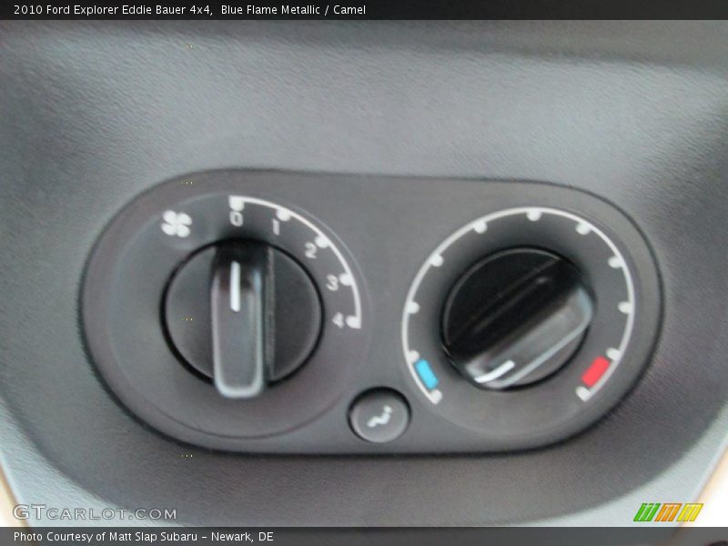 Blue Flame Metallic / Camel 2010 Ford Explorer Eddie Bauer 4x4