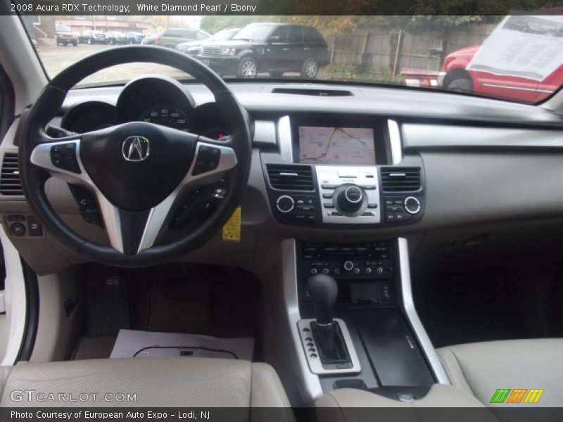 White Diamond Pearl / Ebony 2008 Acura RDX Technology