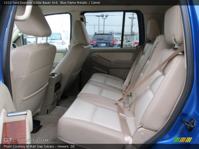 Blue Flame Metallic / Camel 2010 Ford Explorer Eddie Bauer 4x4
