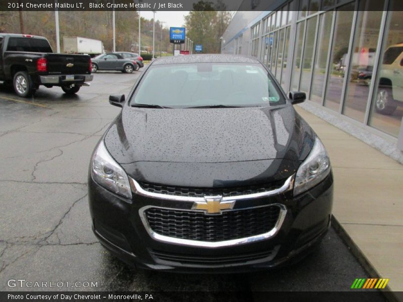 Black Granite Metallic / Jet Black 2014 Chevrolet Malibu LT