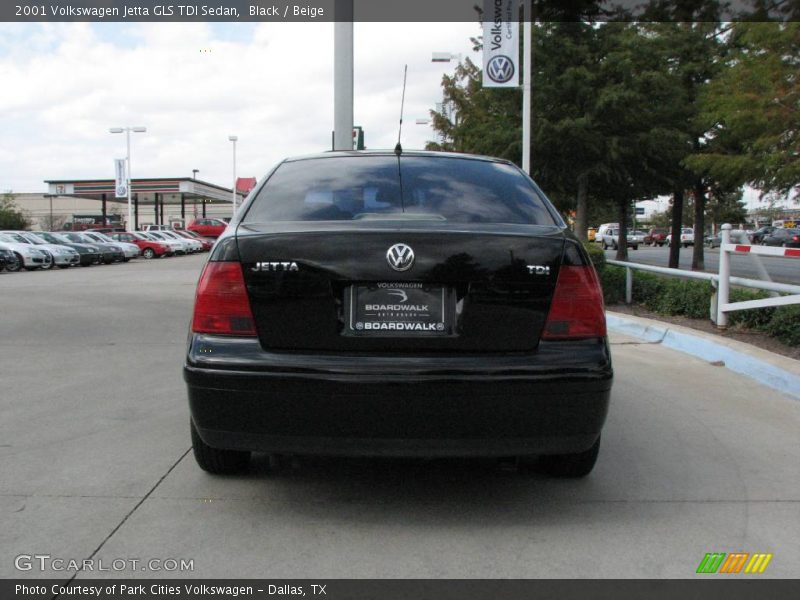 Black / Beige 2001 Volkswagen Jetta GLS TDI Sedan