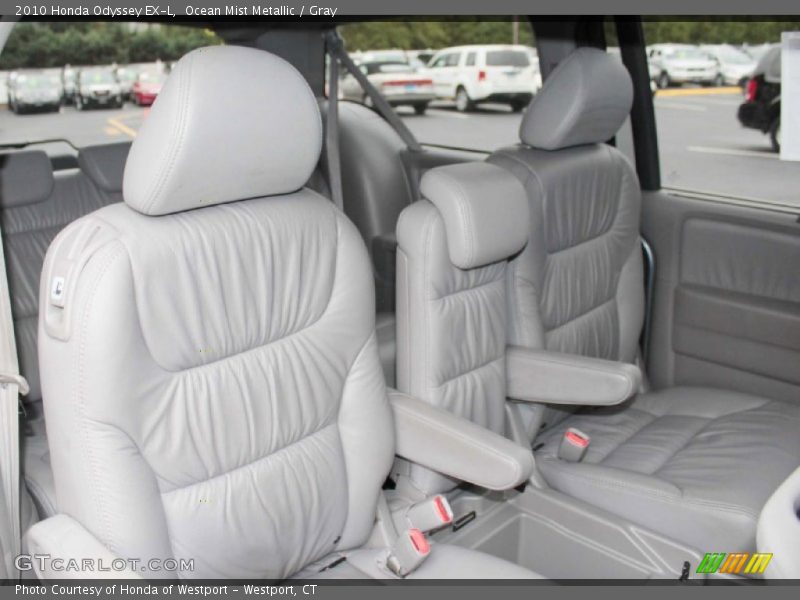 Ocean Mist Metallic / Gray 2010 Honda Odyssey EX-L