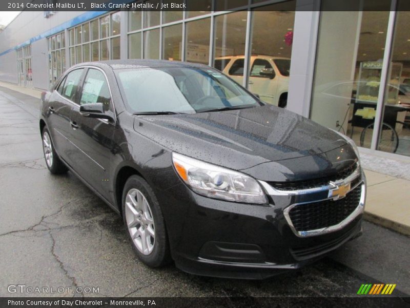 Black Granite Metallic / Jet Black 2014 Chevrolet Malibu LT