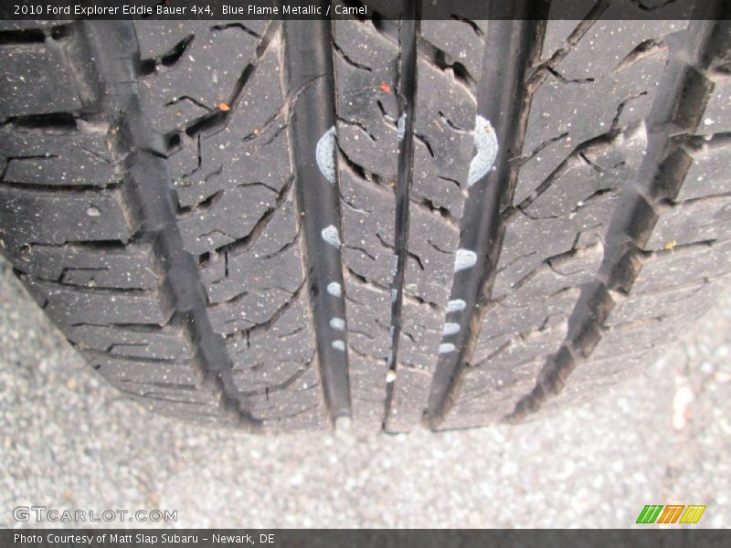Blue Flame Metallic / Camel 2010 Ford Explorer Eddie Bauer 4x4