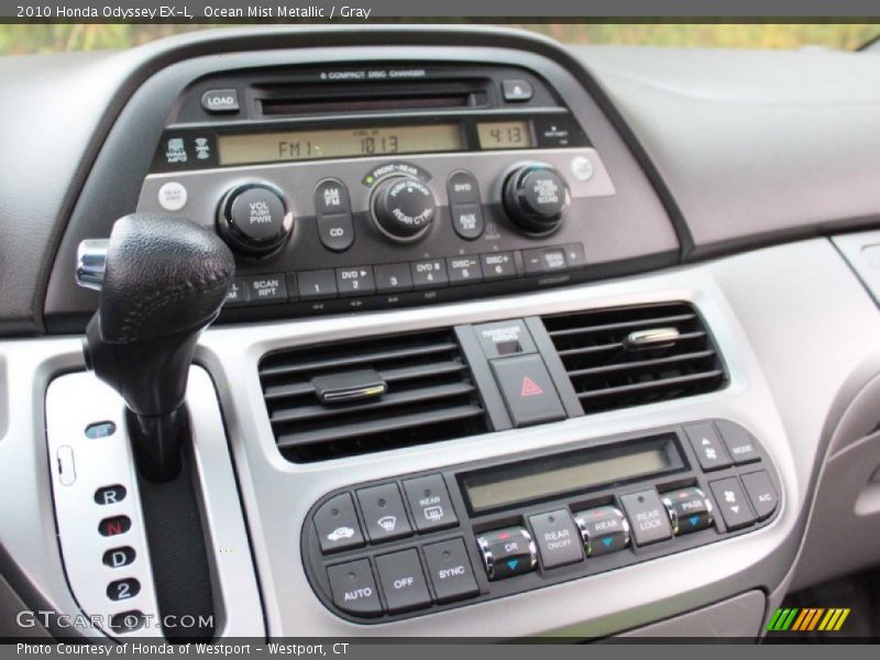 Ocean Mist Metallic / Gray 2010 Honda Odyssey EX-L