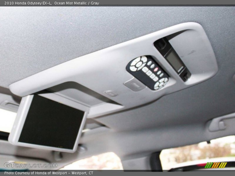 Ocean Mist Metallic / Gray 2010 Honda Odyssey EX-L