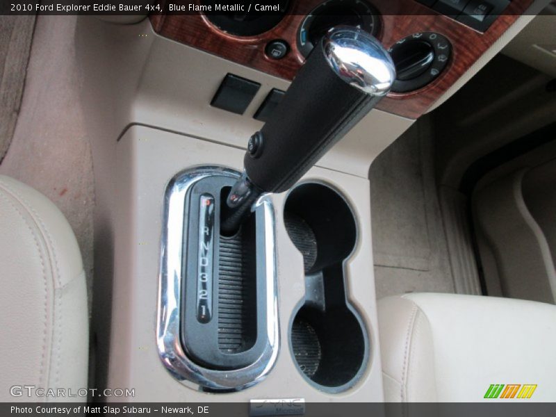 Blue Flame Metallic / Camel 2010 Ford Explorer Eddie Bauer 4x4