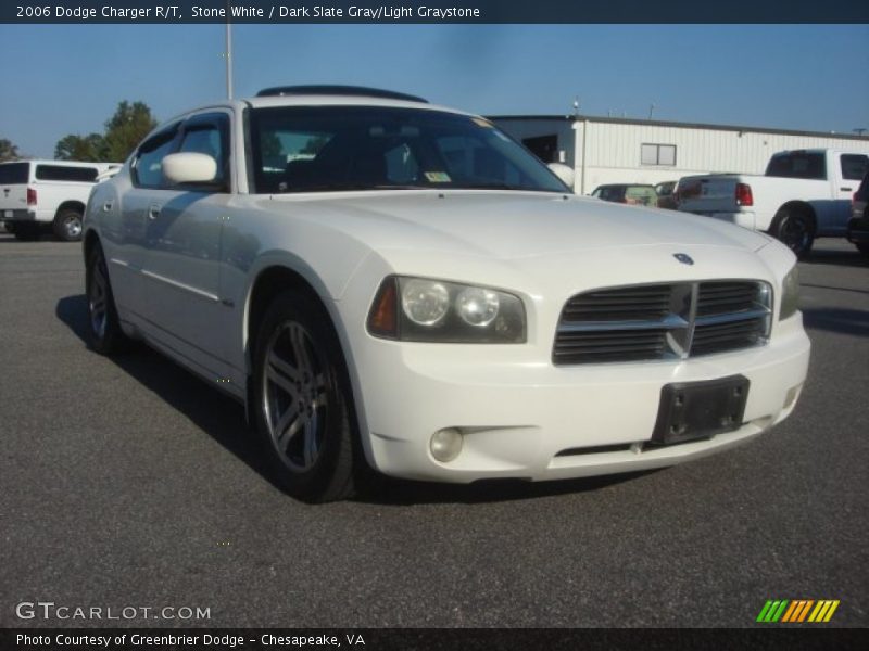 Stone White / Dark Slate Gray/Light Graystone 2006 Dodge Charger R/T