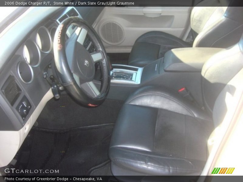 Stone White / Dark Slate Gray/Light Graystone 2006 Dodge Charger R/T