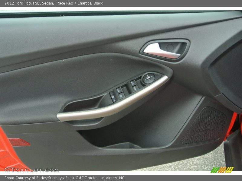 Race Red / Charcoal Black 2012 Ford Focus SEL Sedan
