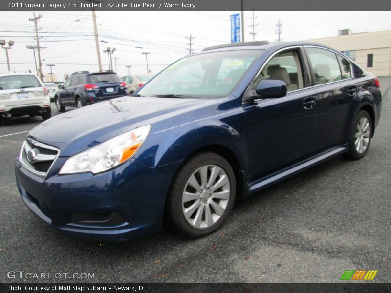 Azurite Blue Pearl / Warm Ivory 2011 Subaru Legacy 2.5i Limited