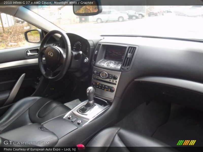 Moonlight White / Graphite 2010 Infiniti G 37 x AWD Coupe