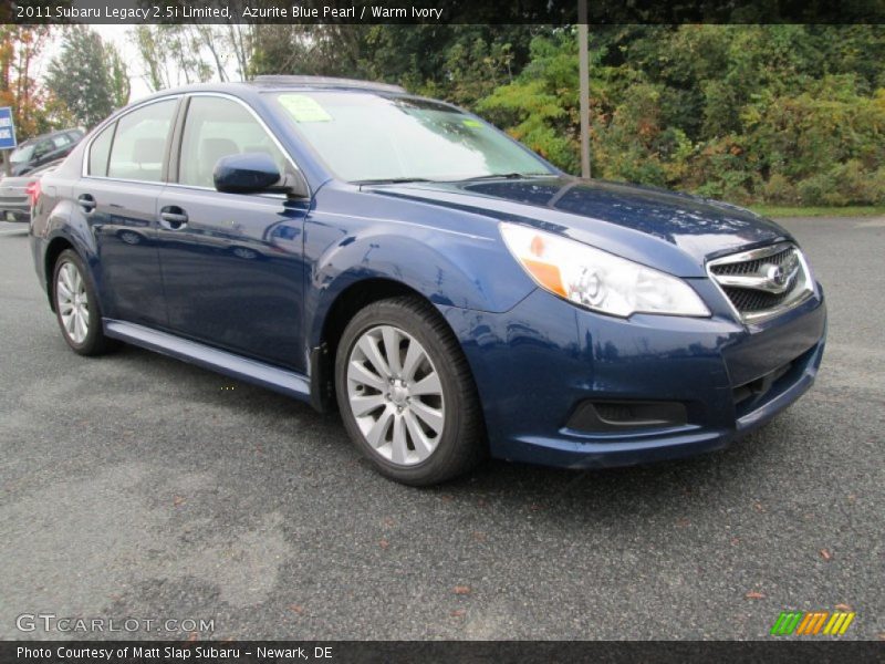 Azurite Blue Pearl / Warm Ivory 2011 Subaru Legacy 2.5i Limited