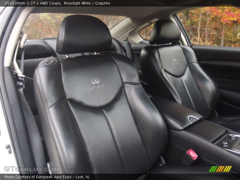 Moonlight White / Graphite 2010 Infiniti G 37 x AWD Coupe
