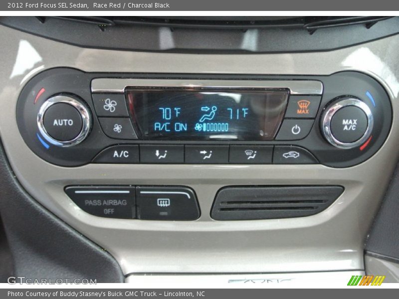 Race Red / Charcoal Black 2012 Ford Focus SEL Sedan