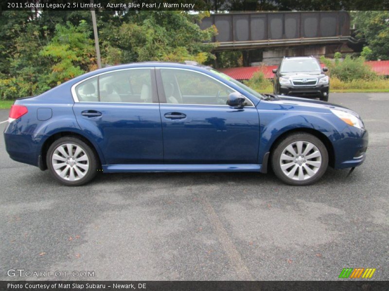 Azurite Blue Pearl / Warm Ivory 2011 Subaru Legacy 2.5i Limited