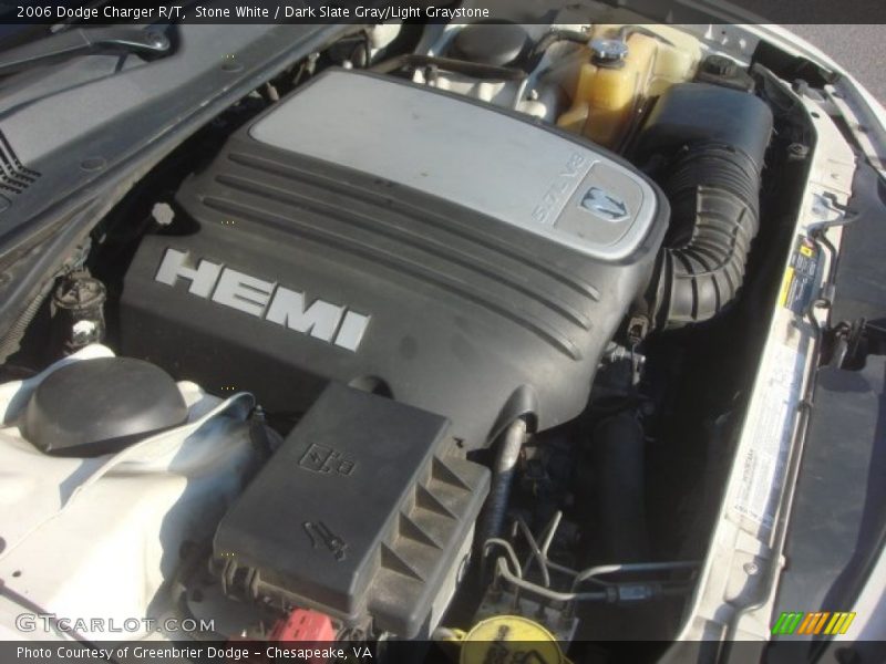 Stone White / Dark Slate Gray/Light Graystone 2006 Dodge Charger R/T