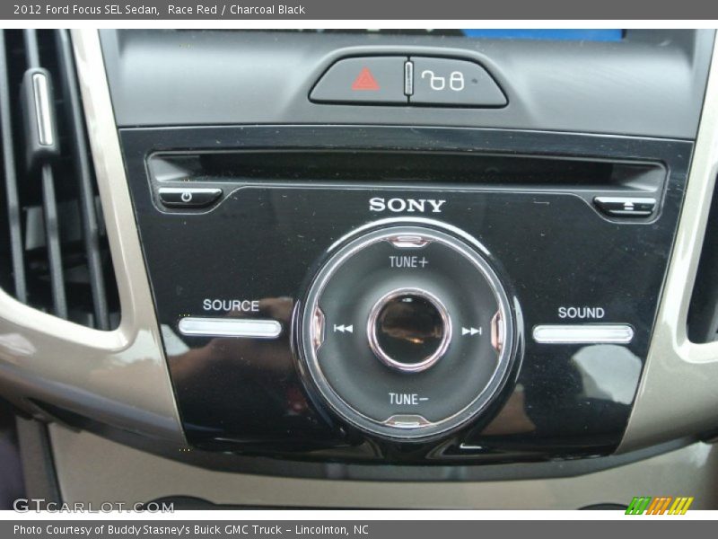 Race Red / Charcoal Black 2012 Ford Focus SEL Sedan