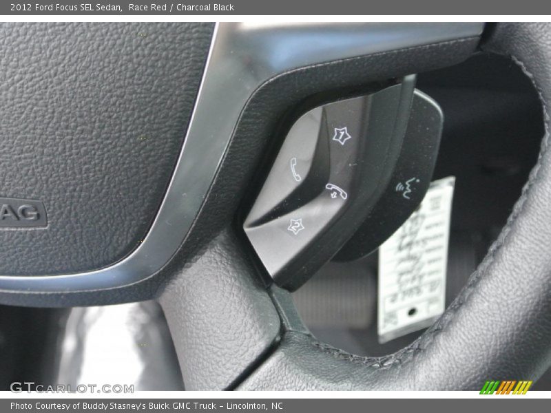 Race Red / Charcoal Black 2012 Ford Focus SEL Sedan