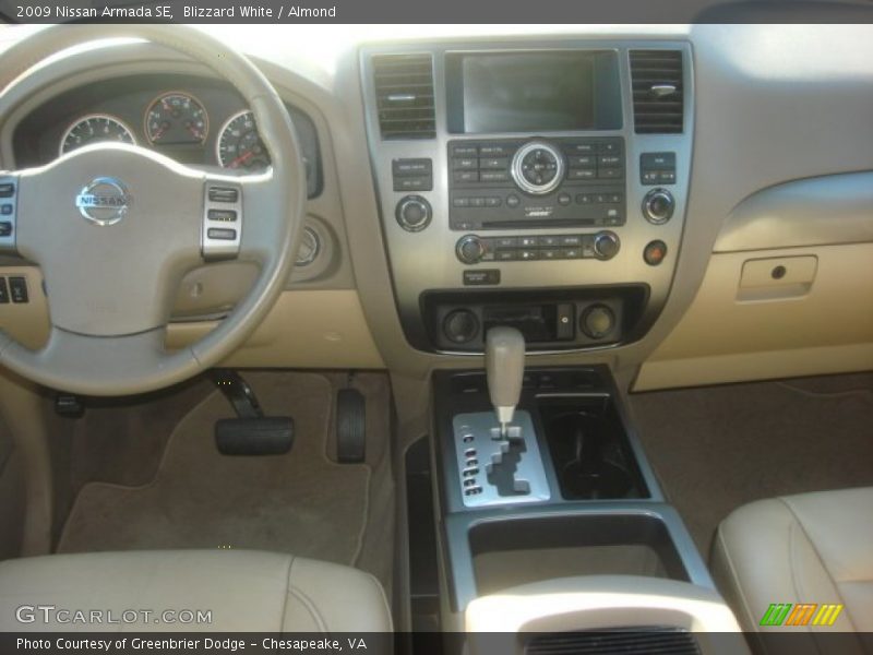 Blizzard White / Almond 2009 Nissan Armada SE