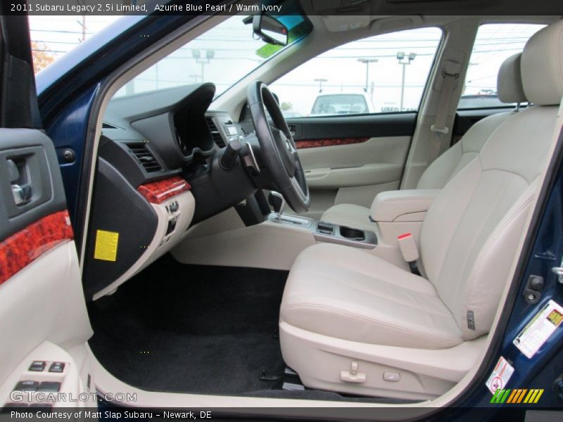 Azurite Blue Pearl / Warm Ivory 2011 Subaru Legacy 2.5i Limited